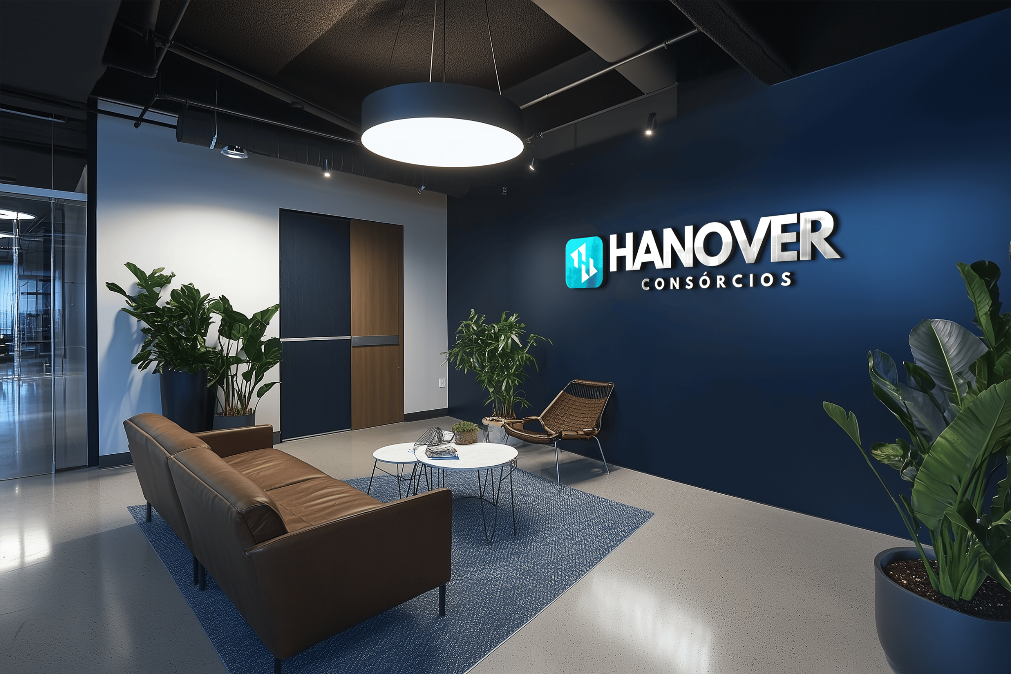 Ambiente institucional da Hanover Consórcios